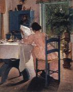 Laurits Andersen Ring at breakfast china oil painting reproduction